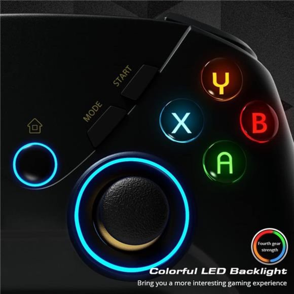 Wireless Gaming Controller, Gamepad Game Controller with 4 Customized Buttons - Picture 3 of 6